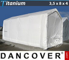Garagenzelt Titanium 3,5x8x3x4m, Weiß